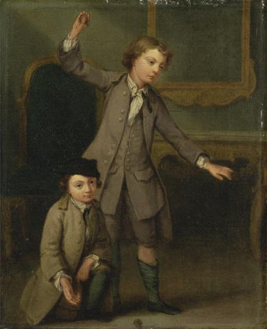 Joseph Francis Nollekens Portrait of Two Boys, probably Joseph and John Joseph Nollekens