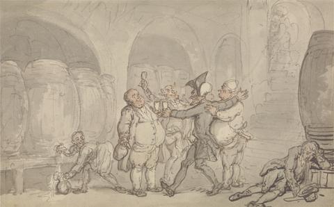 Thomas Rowlandson Dr. Syntax Made Free of the Cellar