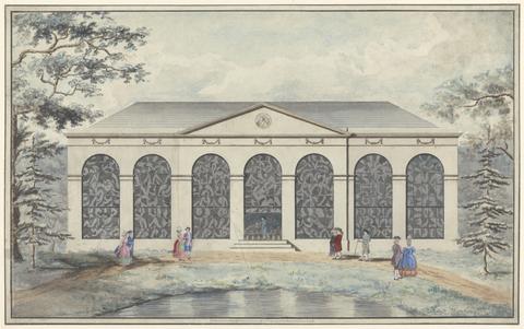 unknown artist Design for a Greenhouse at Kew Gardens