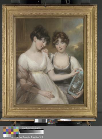 John Russell Portrait of Anne and Maria Russell