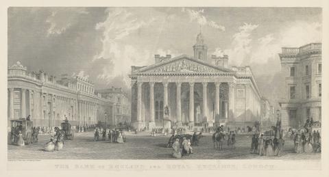 Thomas Abiel Prior The Bank of England and Royal Exchange, London