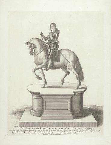 Wenceslaus Hollar The Statue of King Charles I at Charing Cross