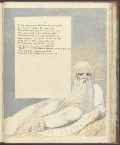 William Blake Young's Night Thoughts, Page 63, "This King of Terrors is the Prince of Peace"