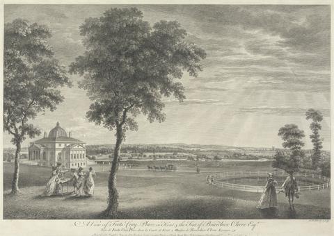 William Woollett A View of Foots-Cray Place in Kent, The Seat of Bourchier Cleeve, Esq.