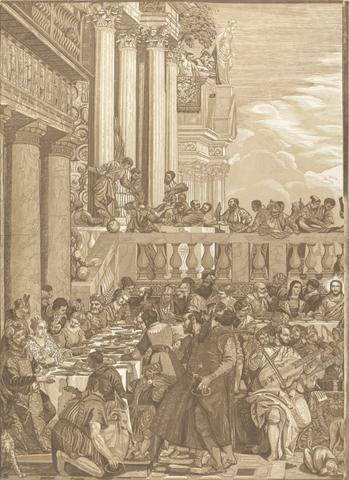 John Baptist Jackson The Marriage of Cana (left sheet)