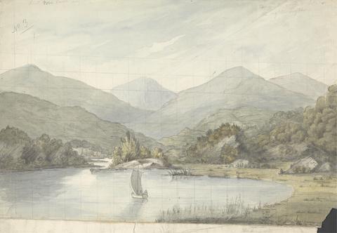 Isaac Weld View on the River Between the Lakes
