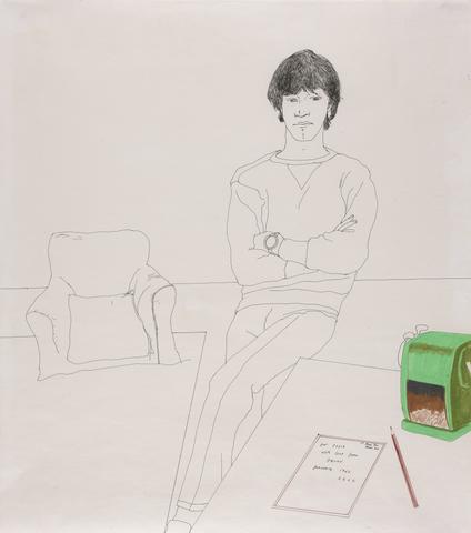 David Hockney Ossie Seated