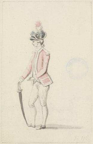 James Roberts Officer with Cockade and Sword