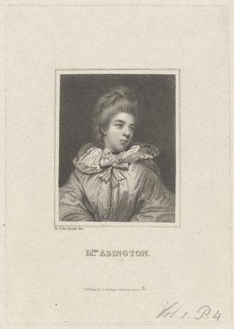 unknown artist Mrs. Frances Abington, (née Barton)