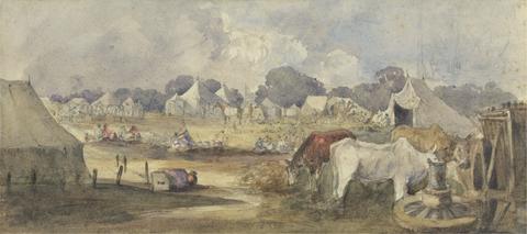 William James Muller An Eastern Encampment