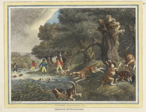 Otter Hunting, Plate 1