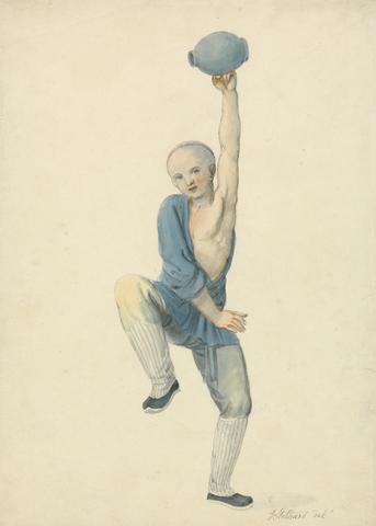 Thomas Stothard Chinese Youth (balancing a jar held aloft)
