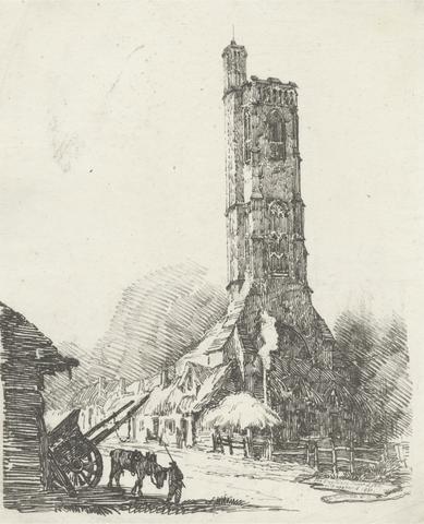 Robert Dixon The Greyfriars Tower, Lynn, as it appeared 1801