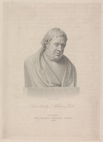 Edward Francis Finden Bust of Samuel Johnson