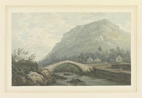 Joseph Farington View of Bridge & Village of Rydal