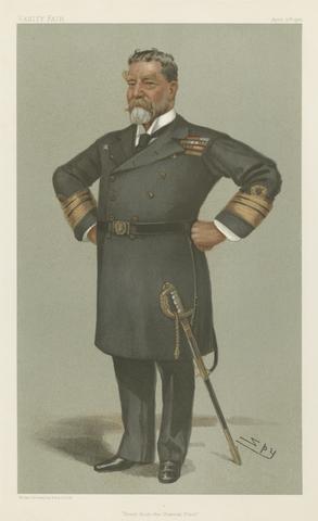 Leslie Matthew 'Spy' Ward Vanity Fair: Military and Navy; 'Fresh from the Channel Sheet', Vice-Admiral Sir Henry H. Rawson, April 25, 1901