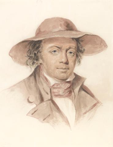 Luke Clennell Man in a Brimmed Hat