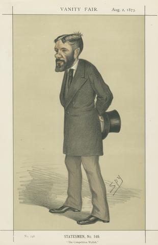Leslie Matthew 'Spy' Ward Vanity Fair: Literary; 'The Competition Wallah', Mr. George Otto Trevelyan, August 2, 1873