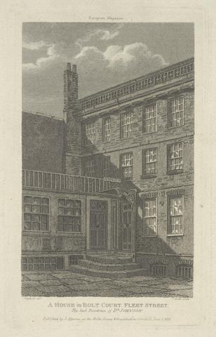 Samuel Rawle A House in Bolt Court, Fleet Street