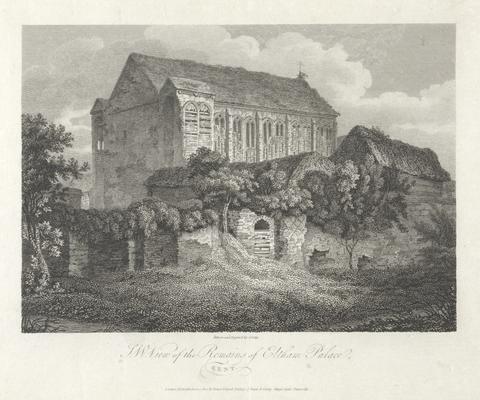 South West View of the Remains of Eltham Palace