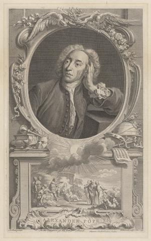 Jacobus Houbraken Alexander Pope Esqr.