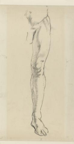 Glyn Warren Philpot Study of a Man's Left Leg