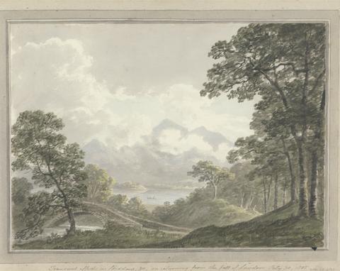 Amos Green Views in England, Scotland and Wales: Transient effect on Skodow and c., on returning from the fall of Lowdoor, July 30, 1805