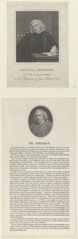 William Holl Samuel Johnson with biography