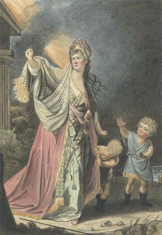 unknown artist Mrs. Yates in the Character of Medea