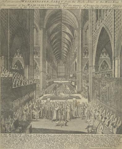unknown artist A Perspective of Westminster Abbey from the High Altar to the West End