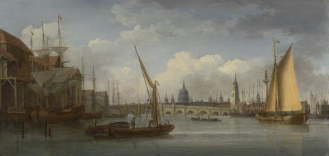William Anderson London Bridge, with St. Paul's Cathedral in the distance