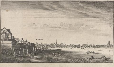 Wenceslaus Hollar River and City from Milford Stairs