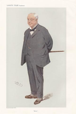 Leslie Matthew 'Spy' Ward Vanity Fair - Businessmen and Empire Builders. 'Burton'. Lord Burton. 25 November 1908
