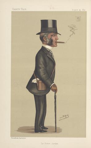 Leslie Matthew 'Spy' Ward Vanity Fair: Turf Devotees; Sir Robert Jardine, August 23, 1890