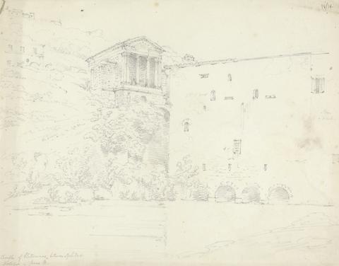 Sir Robert Smirke the younger Temple of Clitumnus, Between Spoleto and Foligno