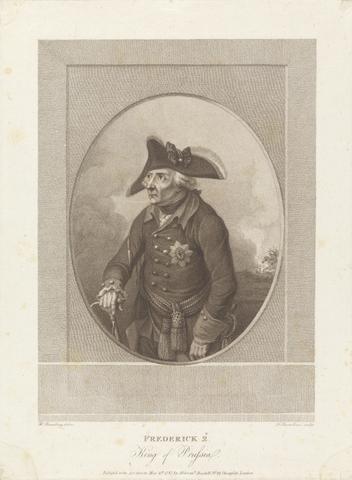 Francesco Bartolozzi RA Frederick II, King Of Prussia