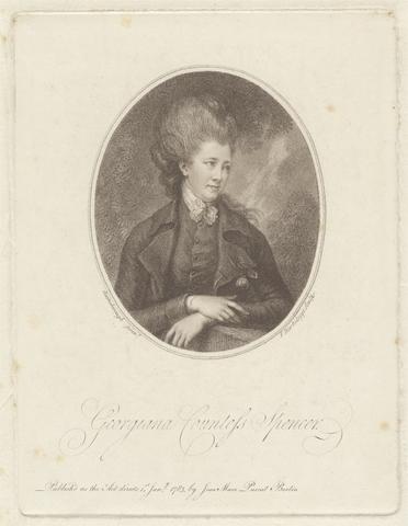 Francesco Bartolozzi RA Georgiana, Countess Spencer