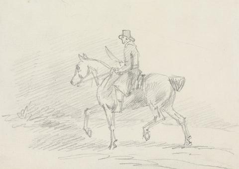 Sawrey Gilpin Horse Rider, in Walking Gait