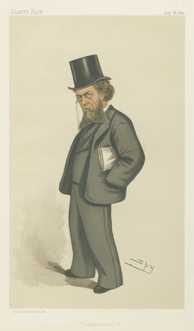 Leslie Matthew 'Spy' Ward Politicians - Vanity Fair - 'Oxfordshire'. Mr. William Cornwallis Cartwright. July 19, 1884