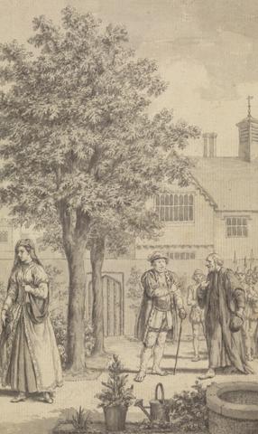 Samuel Wale RA Catherine Parr, Henry VIII and Bishop Gardner