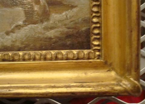 British, Neoclassical style frame