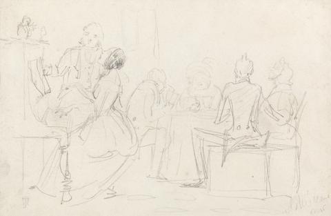 Sir John Everett Millais An Evening Party