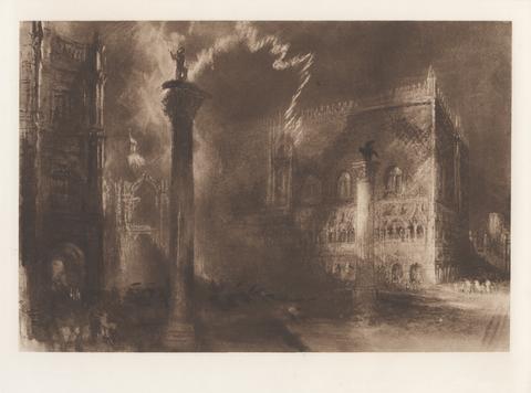 Joseph Mallord William Turner The Piazzetta, Venice, circa 1835