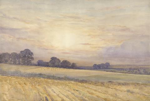 Thomas Collier Landscape at Sunset