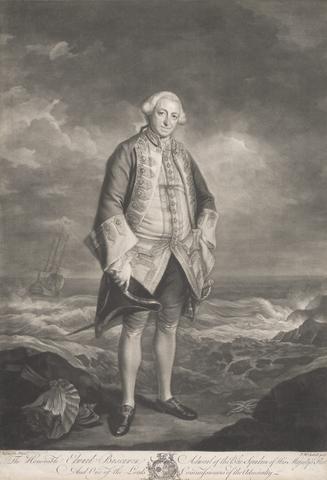 James McArdell The Honorable Edward Boscawen, Admiral of the Blue Squadron of His Majesty's Fleet and One of the Lords Commissioners of the Admiralty
