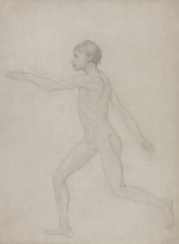 George Stubbs Human Figure, Lateral View (Preliminary draft for the final study for Table VIII)