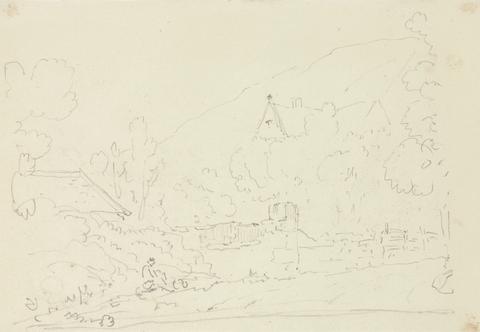 Capt. Thomas Hastings Sketch of Cottages in the Trees