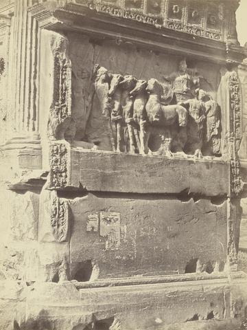 Robert MacPherson Bas-relief of the Biga, Arch of Titus