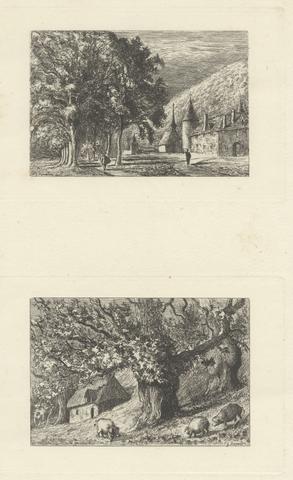 Philip Gilbert Hamerton Val Sainte Veronique and Ancient Chestnuts