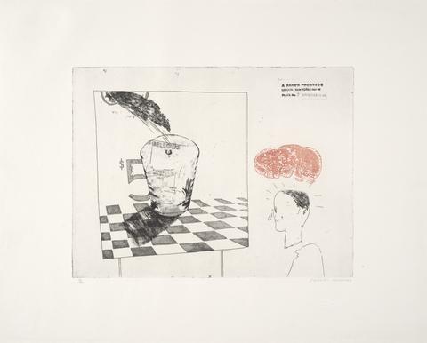 David Hockney 7: Disintigration from A Rake's Progress